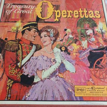 Treasury of great Operettas 12 x Vinyl box beschikbaar voor biedingen