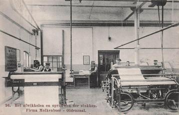 AY926 Stoomweverij Molkenboer Oldenzaal werkplaats ca1910 beschikbaar voor biedingen