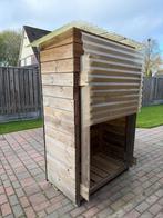 Houten opbergkast / tuinkast – stevig en droog!, Tuin en Terras, Bergingen en Tuinkasten, Ophalen, Gebruikt, -, -