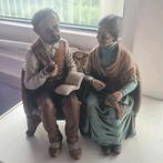 Beeld oud echtpaar, Verzamelen, Beelden en Beeldjes, Ophalen, Zo goed als nieuw