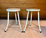 Vintage metalen Brabantia krukken, Ophalen, Gebruikt, Staal