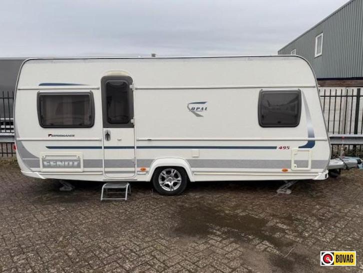 Fendt Opal 495 SFB performance 2013 2014, Caravans en Kamperen, Caravans, Bedrijf, 1250 - 1500 kg, Rondzit, Fendt, Frans bed, Overige typen