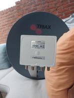 Triax schotel (80cm) + Relook Duoblock Quad LNB, Ophalen, Zo goed als nieuw, (Schotel)antenne, Overige merken
