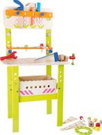 Robuuste houten werkbank, Kinderen en Baby's, Speelgoed | Houten speelgoed, Ophalen of Verzenden, Nieuw, Meubelstuk of Keukentje