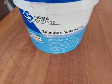 2 maal 10 liter sigmatex superlatex nieuw. 