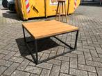 Salontafels teak en staal / nieuw / vanaf €50 pst, Huis en Inrichting, Tafels | Salontafels, 50 tot 100 cm, Minder dan 50 cm, Nieuw