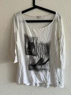 Witte top met print van Esprit, maat L, Wit, Maat 42/44 (L), Ophalen of Verzenden, Zo goed als nieuw