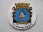 Oud marine embleem Abraham Crijnssen, Verzamelen, Militaria | Algemeen, Embleem of Badge, Nederland, Marine, Verzenden