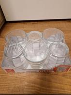 6 Nieuwe Bormioli Rocco Cube Drinkglazen, Ophalen, Glas of Glazen, Nieuw, Glas