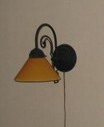 Vintage wandlamp, Ophalen of Verzenden, Gebruikt, Glas
