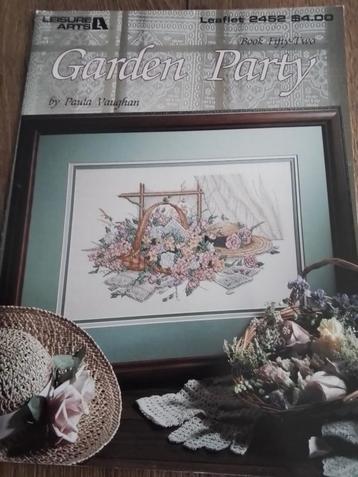 Leisure arts, garden party, paula vaughan  beschikbaar voor biedingen