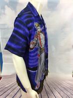 Fuhua Manga figuur jaren 90 blouse overhemd maat M (2C1), Kleding | Heren, Tweedehands verkoop, Tweedehands verkoop, Ophalen of Verzenden