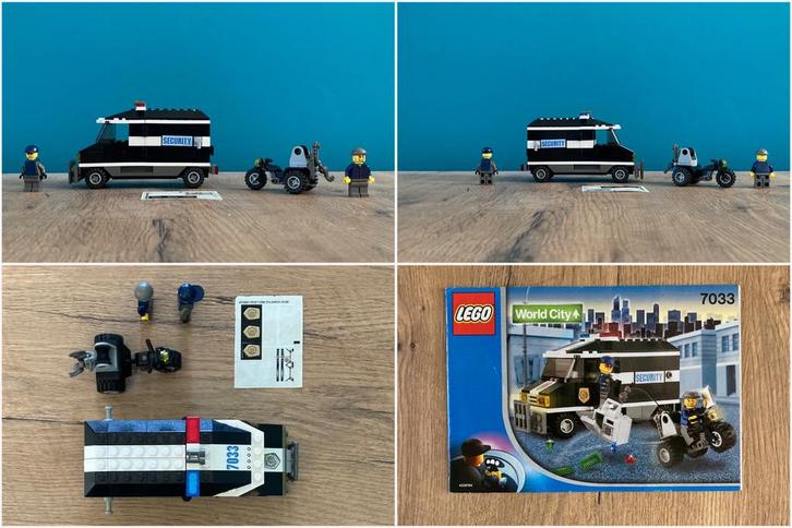 Lego World City 7033 Armored Car Action (pantserwagen), Kinderen en Baby's, Speelgoed | Duplo en Lego, Gebruikt, Ophalen