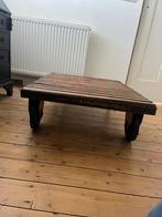 Vintage Industriële Salontafel - Railroad Car, Huis en Inrichting, Tafels | Salontafels, Ophalen, Gebruikt, 100 tot 150 cm, Metaal