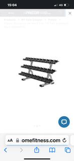 Nieuw precor dumbell rek discovery serie 3 laags dumbells, Dumbbell, Precor, Dumbell rek, Nieuw