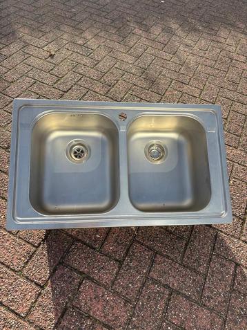 Nieuwe Franke Dubbele RVS Wasbak beschikbaar voor biedingen