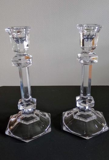 Set/2 24% loodkristallen industriële kandelaars  beschikbaar voor biedingen