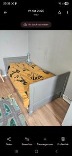 Peuterbed of meegroeibed petit amelie grijs, Kinderen en Baby's, Kinderkamer | Bedden, Ophalen, Gebruikt, 140 tot 160 cm, 70 tot 85 cm