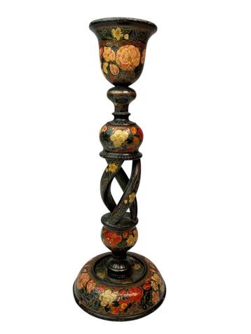 Antieke Kashmir Kasjmir kalender handbeschilderd  beschikbaar voor biedingen