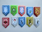 nr. 7481, 10 Nexo Knight schilden., Ophalen of Verzenden, Zo goed als nieuw, Complete set, Lego