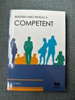 Studieboek rekenen MBO4 Competent, nieuw!, Ophalen of Verzenden, Beta, Zo goed als nieuw, MBO