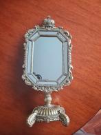 Baroque  spiegel op voet, Antiek en Kunst, Antiek | Spiegels, Ophalen of Verzenden, Rechthoekig, Minder dan 50 cm