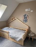 Grenen bed, Ophalen, Zo goed als nieuw, Eenpersoons