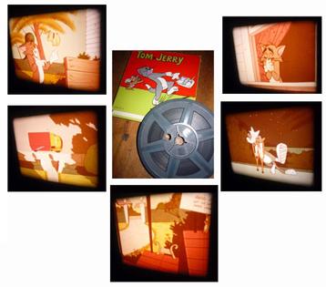 8mm film Tom & Jerry en het kleine hondje - 60m - kleur - beschikbaar voor biedingen