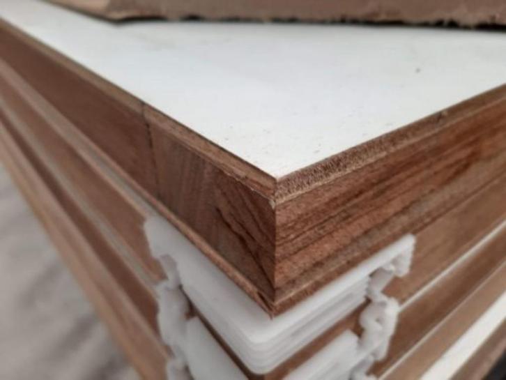 Deurplaat Okoumé Alu Light primed Stabiel 40mm 215x95cm, Doe-het-zelf en Verbouw, Platen en Panelen, Nieuw, Multiplex, 20 tot 50 mm