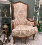 Vintage fauteuil met prachtige print, Ophalen