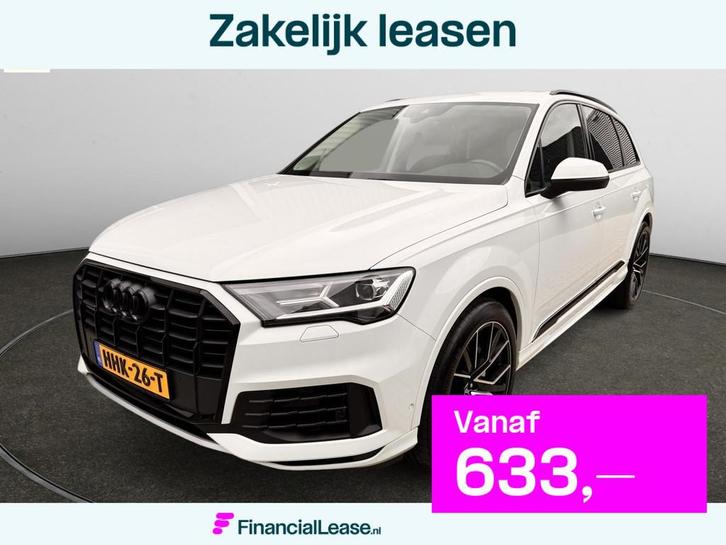 Audi Q7 55 TFSI e quattro Pro Line Plus Trekhaak, Luchtverin, Auto's, Audi, Bedrijf, Lease, Financial lease, Q7, ABS, Achteruitrijcamera