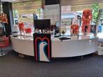Half ronde vitrine Counter, Antiek en Kunst, Ophalen