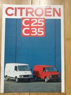 Citroen C25 / C35 1987 folder, Ophalen of Verzenden, Zo goed als nieuw, Citroën