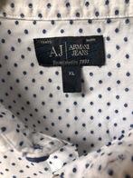Armani Jeans 100% Katoen overhemd met stippen Mt L, Ophalen of Verzenden, Zo goed als nieuw