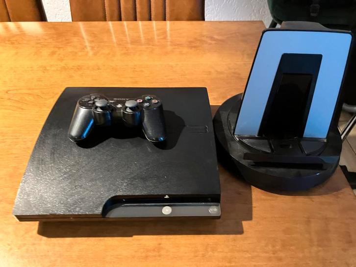 PS3 met 1 Controller, Houder, gaspedalen & stuur, Spelcomputers en Games, Spelcomputers | Sony PlayStation 1, Gebruikt, Met 1 controller
