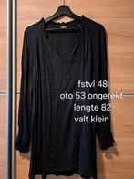 Fstvl top/tuniek maat 48 zwart zie afmetingen, Kleding | Dames, Ophalen of Verzenden, Zo goed als nieuw, Zwart, Shirt of Top
