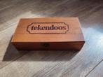 Vintage Tekendoos - Houten Opbergdoos tekenen doos, Hobby en Vrije tijd, Ophalen of Verzenden, Gebruikt, Overige typen