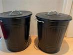 2x IKEA Knodd Prullenbak/Opbergton 40L Zwart, Huis en Inrichting, Ophalen, 50 tot 75 cm, 40 liter of meer, Zo goed als nieuw