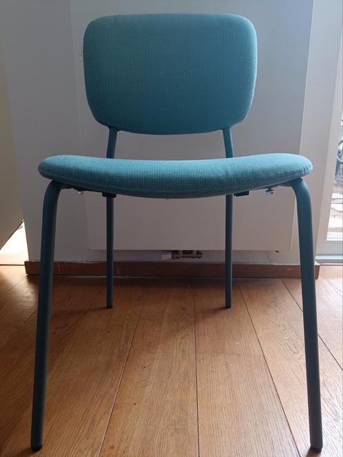 eetkamerstoelen 6x VIHALS IKEA turquoise stoelen, Huis en Inrichting, Stoelen, Zo goed als nieuw, Vijf, Zes of meer stoelen, Blauw