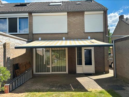 Knikarm zonnescherm t.e.a.b., Tuin en Terras, Overkappingen, Gebruikt, Ophalen