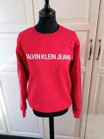 Mooie originele rode Calvin Klein trui sweater mt S, Calvin Klein, Ophalen of Verzenden, Zo goed als nieuw, Rood