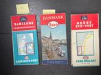 Vintage Esso wegenkaart Noorwegen Denemarken, Gelezen, Europa Overig, Ophalen of Verzenden, 1800 tot 2000