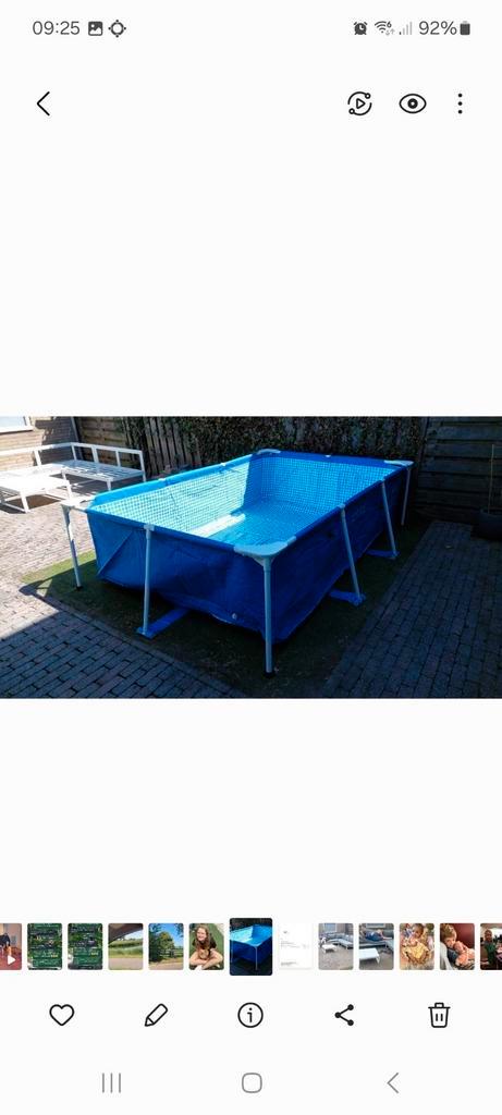 Zwembad 2x3, Tuin en Terras, Zwembaden, Zo goed als nieuw, Minder dan 80 cm, 200 tot 400 cm, 200 tot 300 cm, Rechthoekig, Ophalen