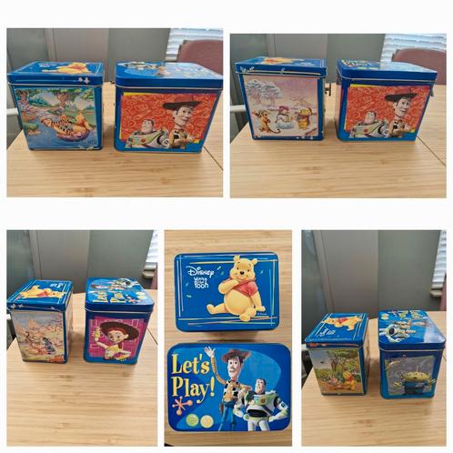 Disney muziekdoosje /opbergblik Winnie de Poeh, Verzamelen, Disney, Gebruikt, Overige typen, Winnie de Poeh of vrienden, Ophalen of Verzenden