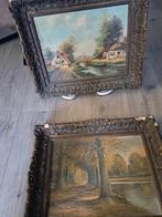 2 oude schilderijen, Antiek en Kunst, Ophalen of Verzenden