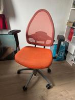 bureaustoel, Huis en Inrichting, Bureaustoelen, Ophalen, Gebruikt, Oranje, Bureaustoel