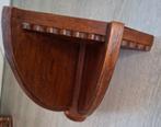 Massief eiken Art Deco wand console, Antiek en Kunst, Ophalen of Verzenden