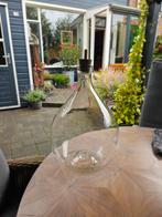 Fles van helder glas met stop, Overige kleuren, Ophalen of Verzenden, Minder dan 50 cm, Glas