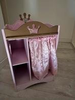 Poppenkast/ kledingkast voor poppen/ prinsessenstijl, Ophalen of Verzenden, Gebruikt