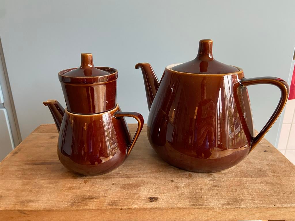 Villeroy & Boch Luxembourg Theepot en Koffiepot, Antiek en Kunst, Antiek | Keramiek en Aardewerk, Ophalen of Verzenden